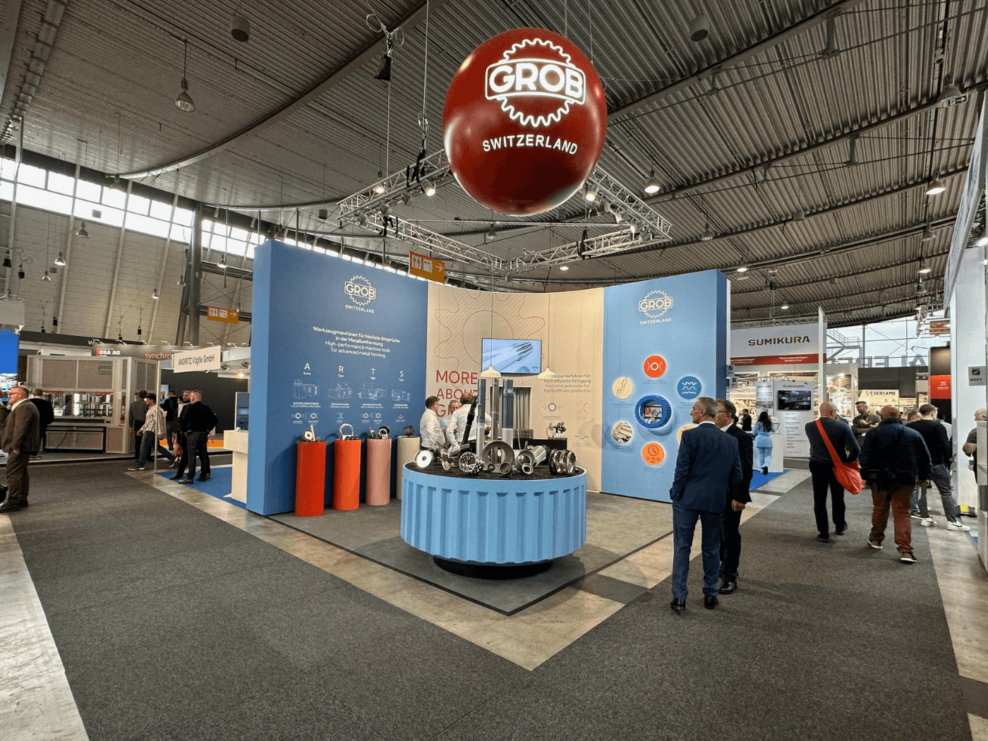 Trade fair appearance Ernst Grob AG (design STUDIO VOS)