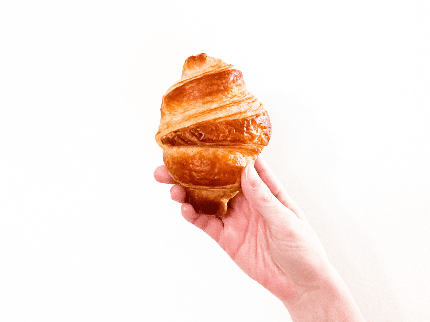 Croissants were also on offer